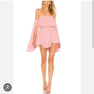 NWT Michael Costello x REVOLVE Blush Malyck Mini Dress